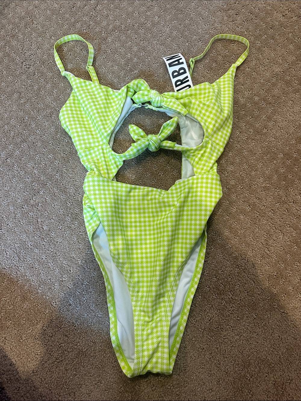 Women’s NEW Gingham One-Piece Swimsuit